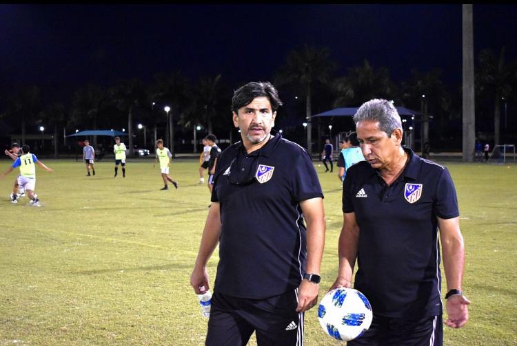 Coaching South Florida FC, developing young players and teaching the game he loves.